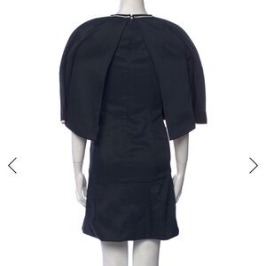 Fendi Black Cape Dress